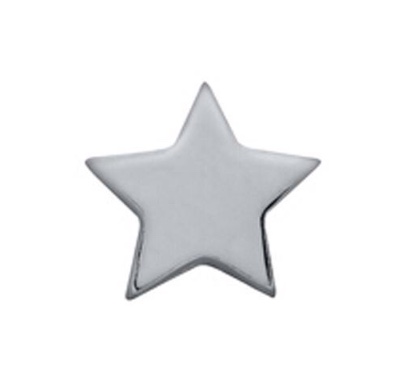 Silver Star Floating Charm