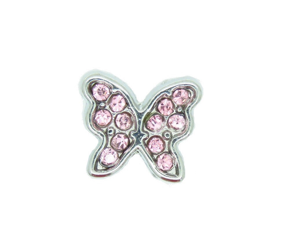 Butterfly Pink Floating Charm - Stoney Creek Charms
