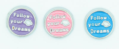 Follow your dreams floating locket charm - Stoney Creek Charms - 2