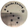 Alaska Strong Floating Locket Plate - Stoney Creek Charms