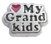 Love My Grandkids Floating Charm - Stoney Creek Charms