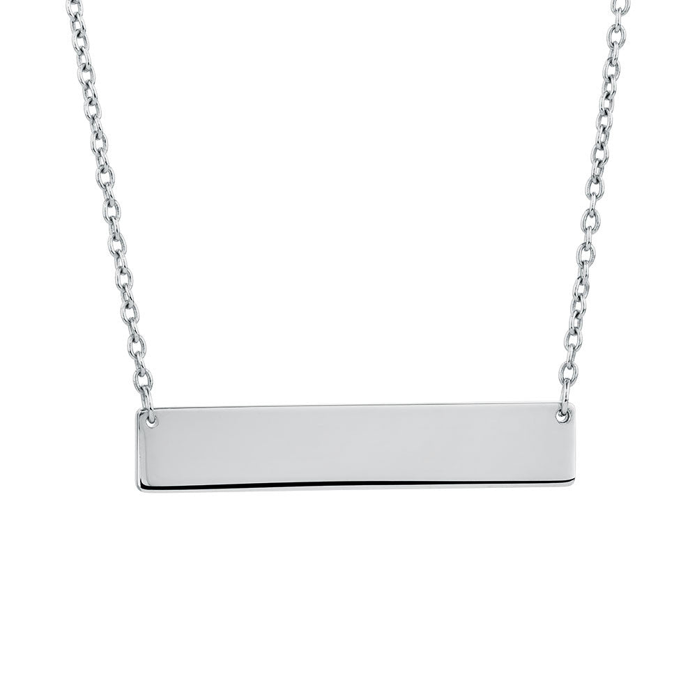Small Personalized Bar Necklace