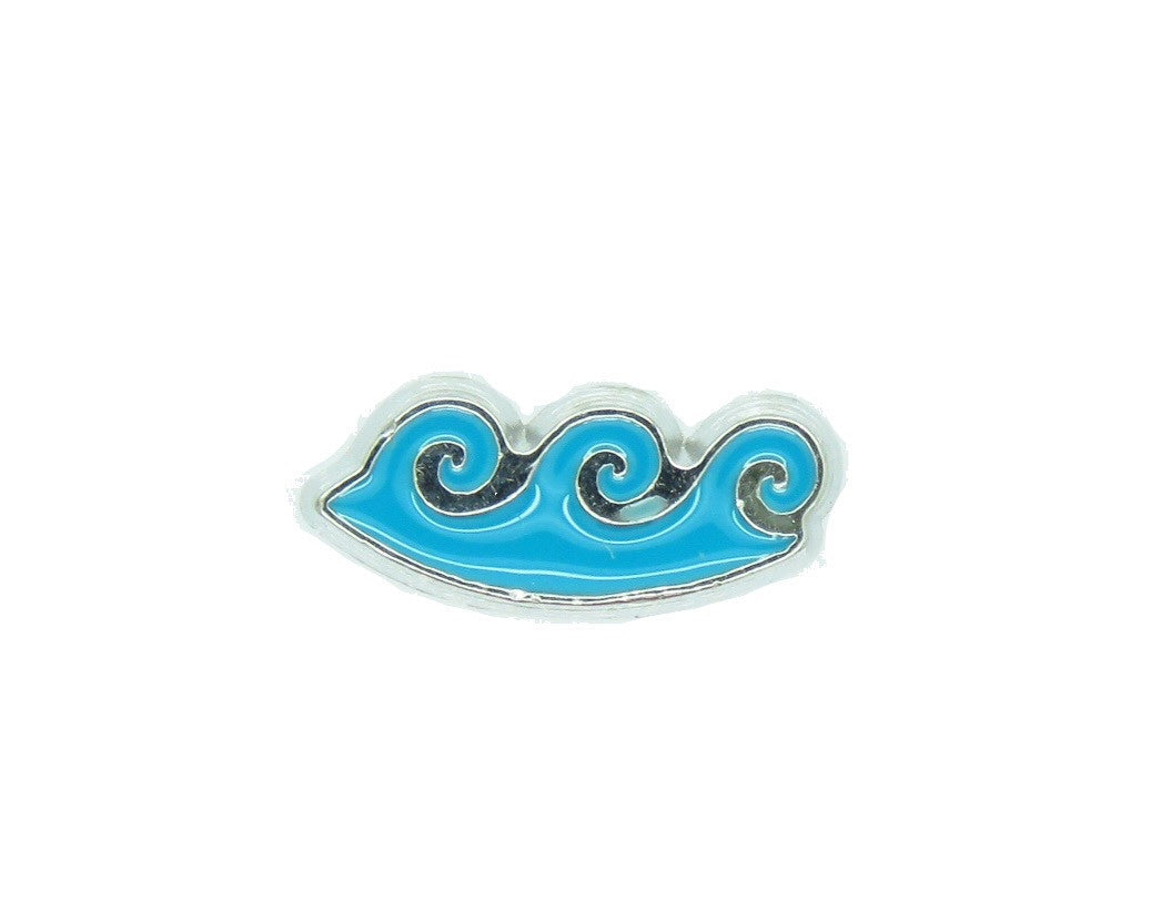 Ocean Wave Floating Charm - Stoney Creek Charms