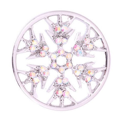 Snowflake Plates For Floating Lockets - Stoney Creek Charms - 2