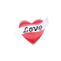 Love Banner Heart charm - Stoney Creek Charms