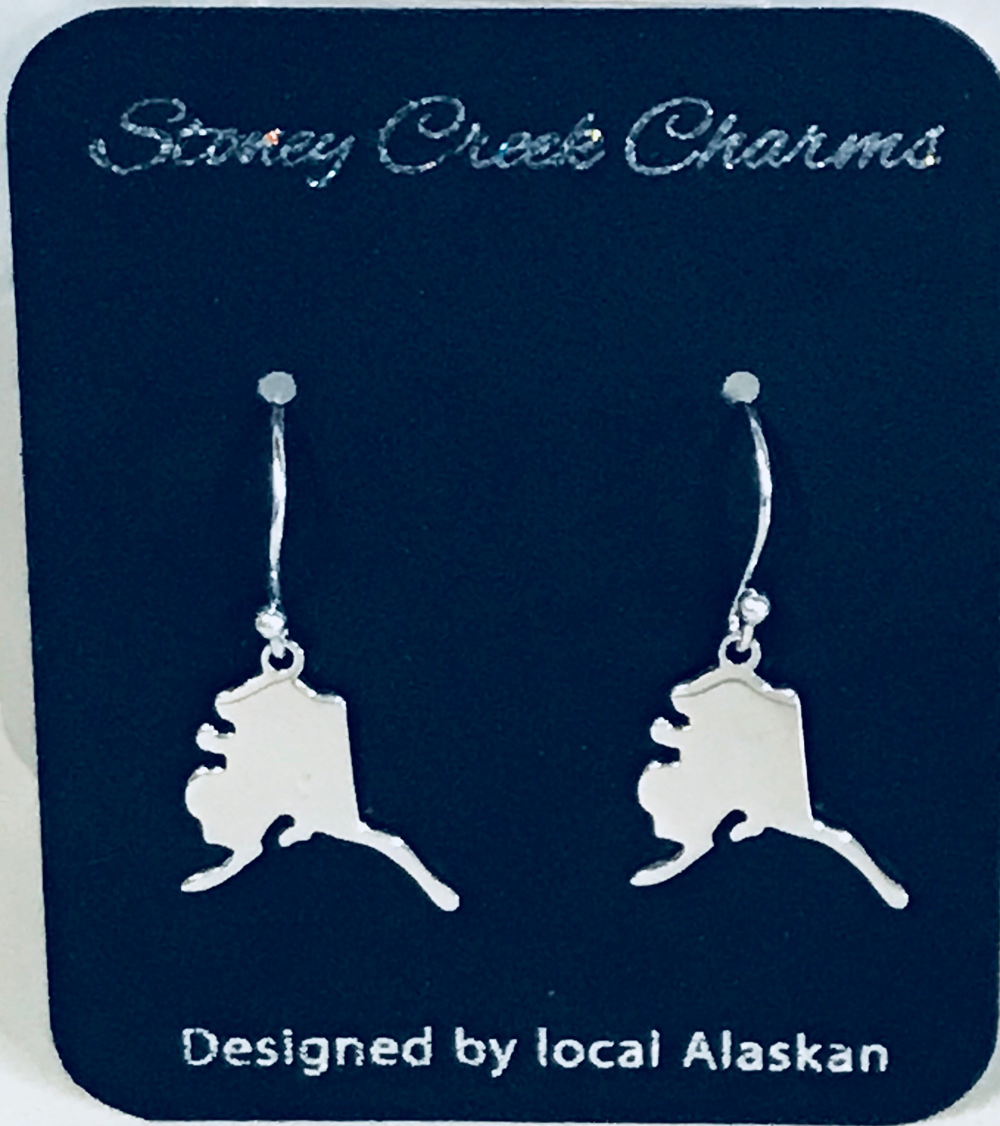 Sterling silver Alaska Earrings
