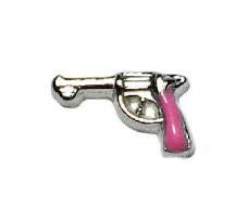 Pink Gun charm - Stoney Creek Charms
