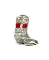 Red Cowgirl Boot Floating Charm - Stoney Creek Charms