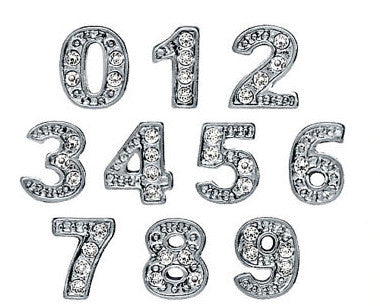 Number Floating charms - Stoney Creek Charms