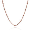 20" Rose gold ball station chain - Stoney Creek Charms