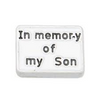In Memory Of Son Charm - Stoney Creek Charms