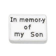 In Memory Of Son Charm - Stoney Creek Charms