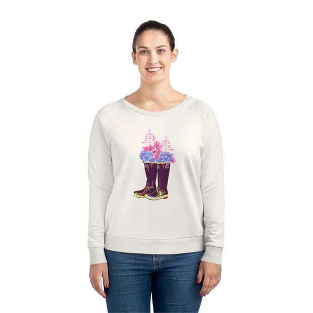 Women's Alaska Wildflower Boot Relaxed Fit Sweatshirt