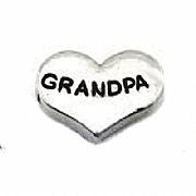 Grandpa Floating Charm - Stoney Creek Charms