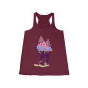 Women's Tuf Wildflower Boot Flowy Racerback Tank