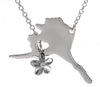 Alaska Necklace with Forget Me Not Flower - Stoney Creek Charms