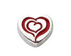 Swirl Heart Floating Charm - Stoney Creek Charms