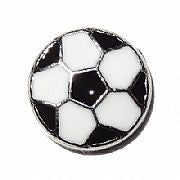 Soccer ball floating locket charm - Stoney Creek Charms