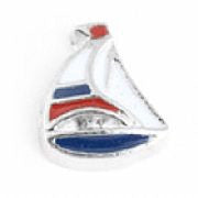 Sail boat Floating Charm