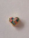 Quilted Heart Floating Charm - Stoney Creek Charms
