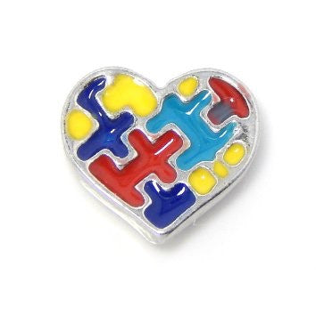 Autism Awareness Heart - Stoney Creek Charms
