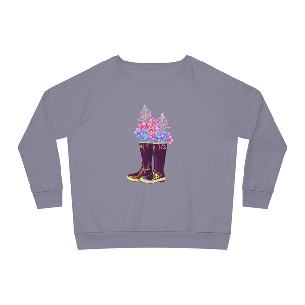 Women's Alaska Wildflower Boot Relaxed Fit Sweatshirt