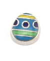 Blue Easter Egg Charm - Stoney Creek Charms
