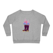 Women's Alaska Wildflower Boot Relaxed Fit Sweatshirt