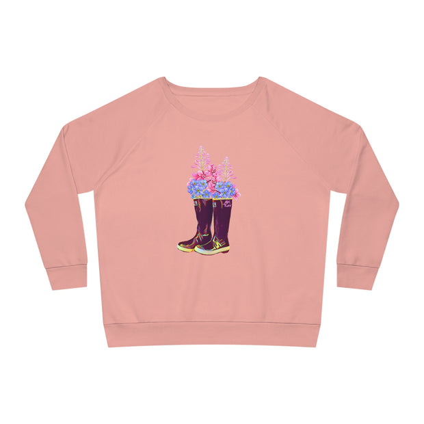 Women's Alaska Wildflower Boot Relaxed Fit Sweatshirt