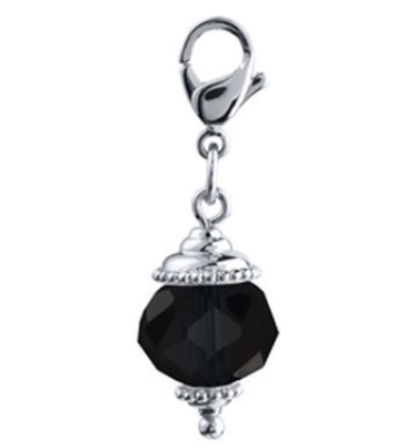Black dangle for floating lockets - Stoney Creek Charms