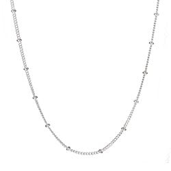 20" Silver ball station chain - Stoney Creek Charms