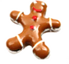 Gingerbread Man Floating Charm - Stoney Creek Charms