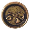 Gold Pan Floating Charm - Stoney Creek Charms