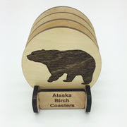 Wooden Birch Coasters
