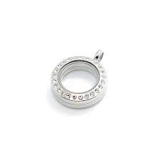 20mm Floating Locket With Crystals