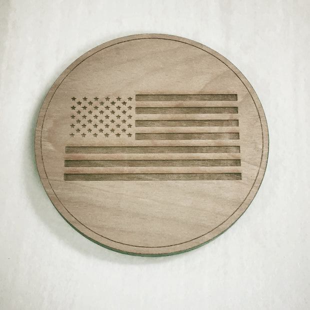 Wooden Birch Coasters