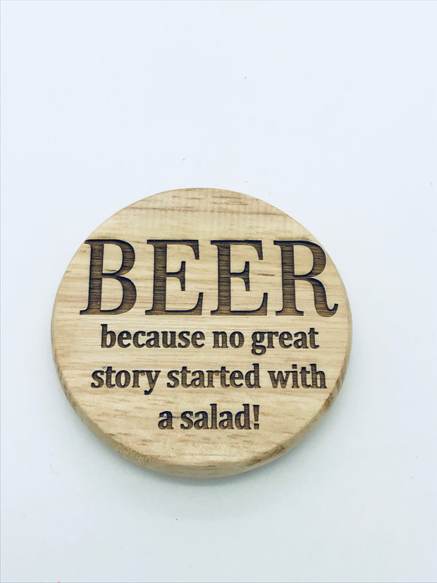 Wood Magnetic Bottle Opener