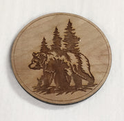Wooden Birch Coasters