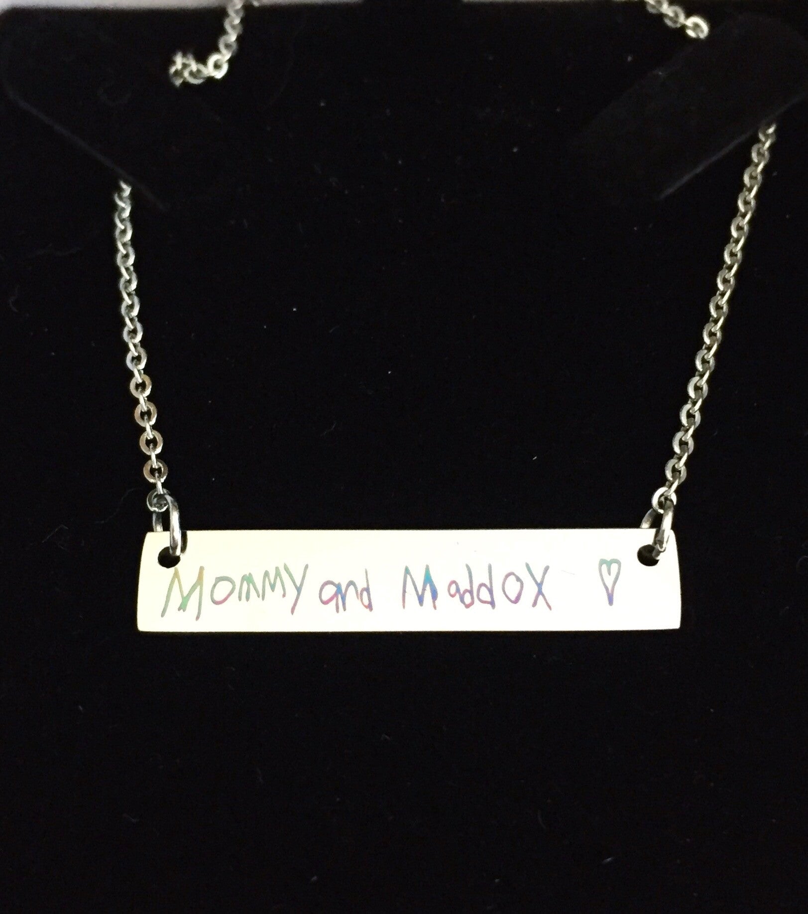 Signature Custom Bar Necklace