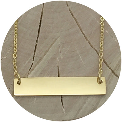 Gold Bar Necklace