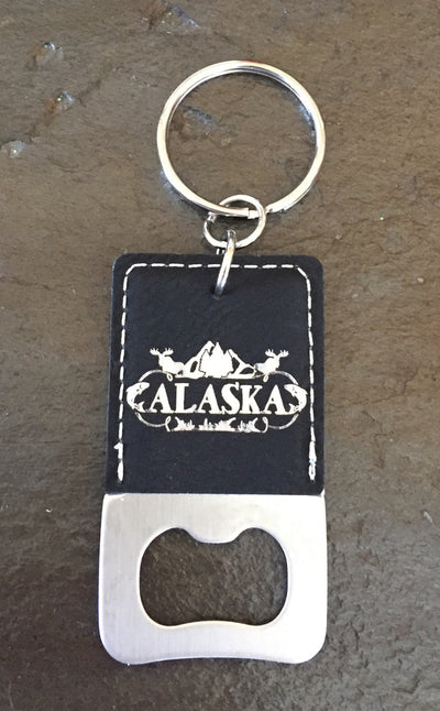 Leather Keychain Bottle Opener