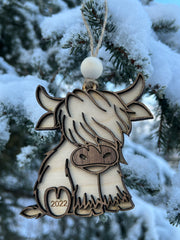 Highland Cow Ornament