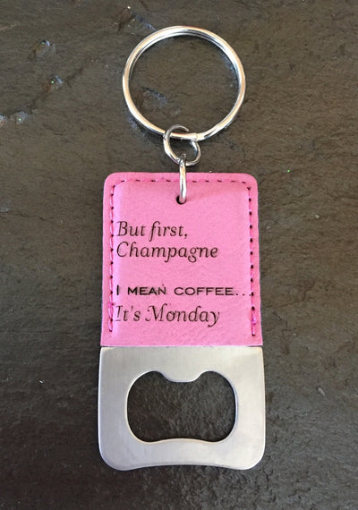 Leather Keychain Bottle Opener