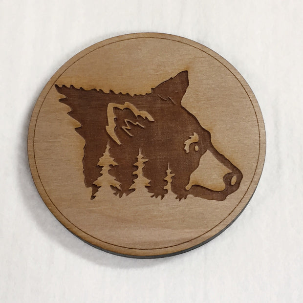 Wooden Birch Coasters
