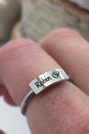 Personalized Bar Ring