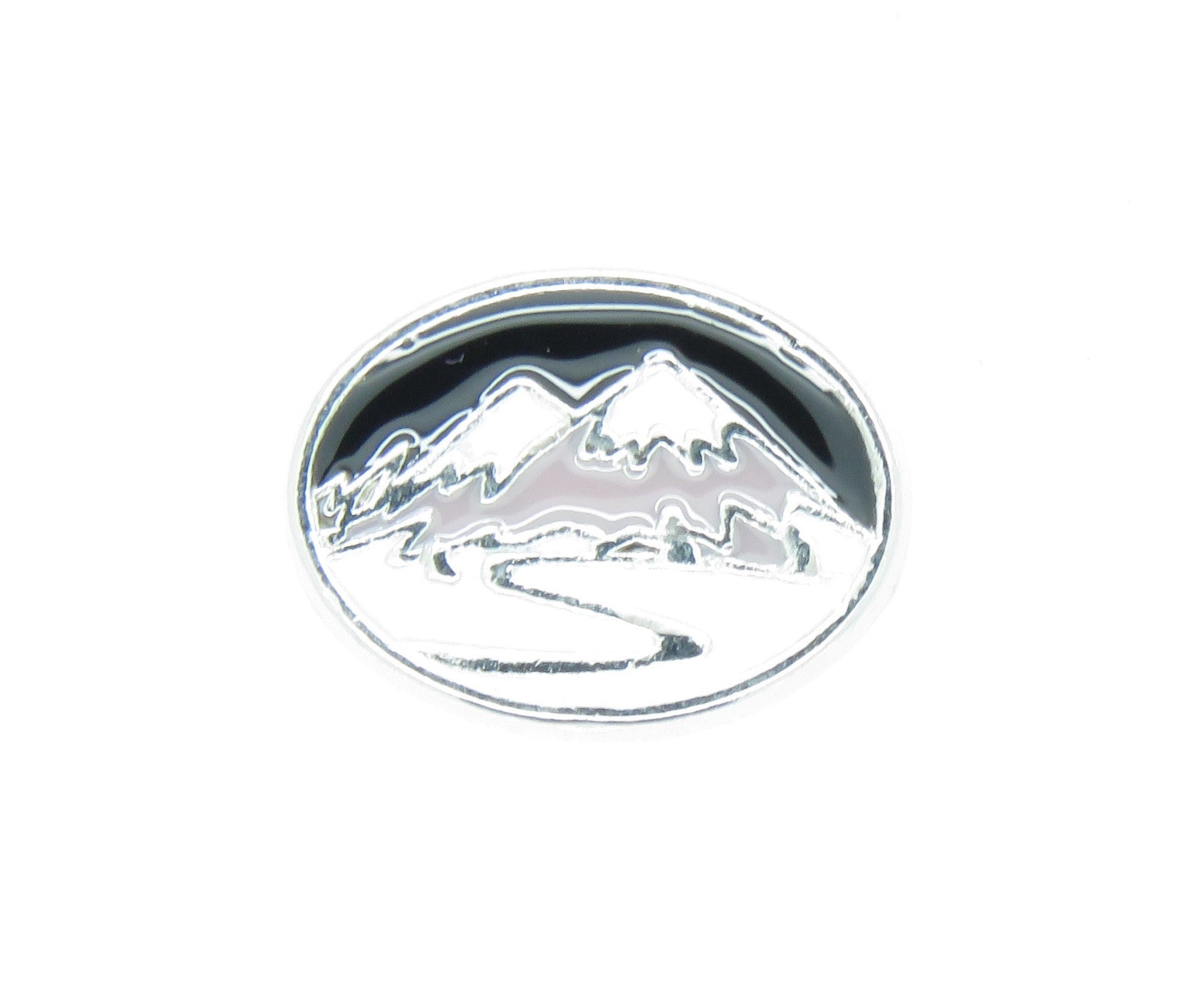 Mountain Scene Floating Charm