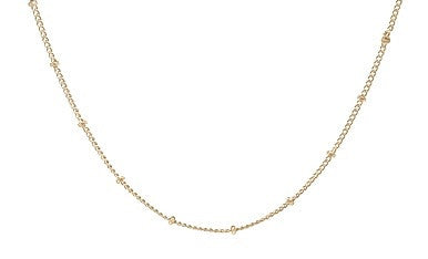 20" Gold Ball Sation Chain