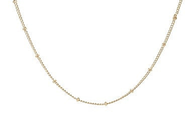 20" Gold Ball Sation Chain - Stoney Creek Charms