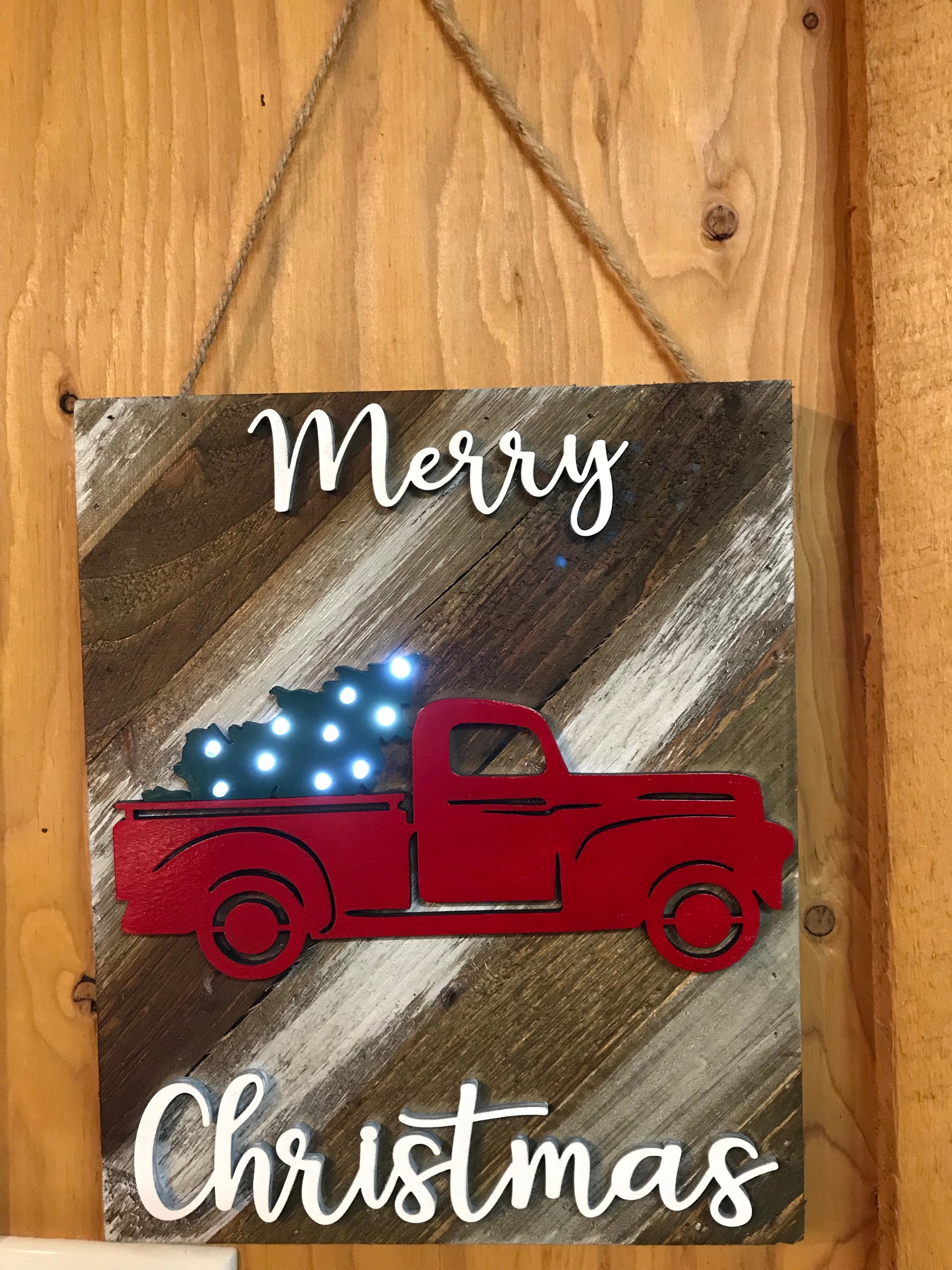Pallet Wood Christmas Sign