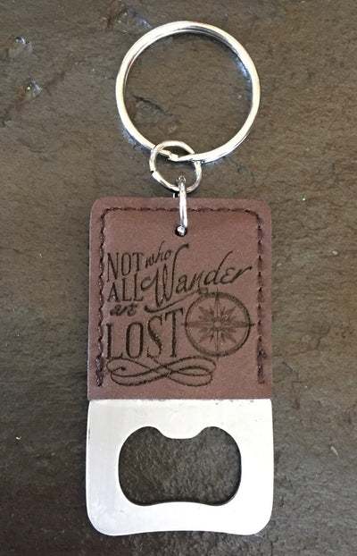 Leather Keychain Bottle Opener